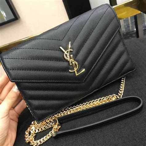 ysl envelope woc envelope bag slp shoulder cross messenger bag|YSL envelope bag.